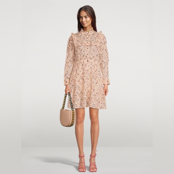 Ba&sh Belle Dress Nude Color Size S NWT - Picture 1 of 11